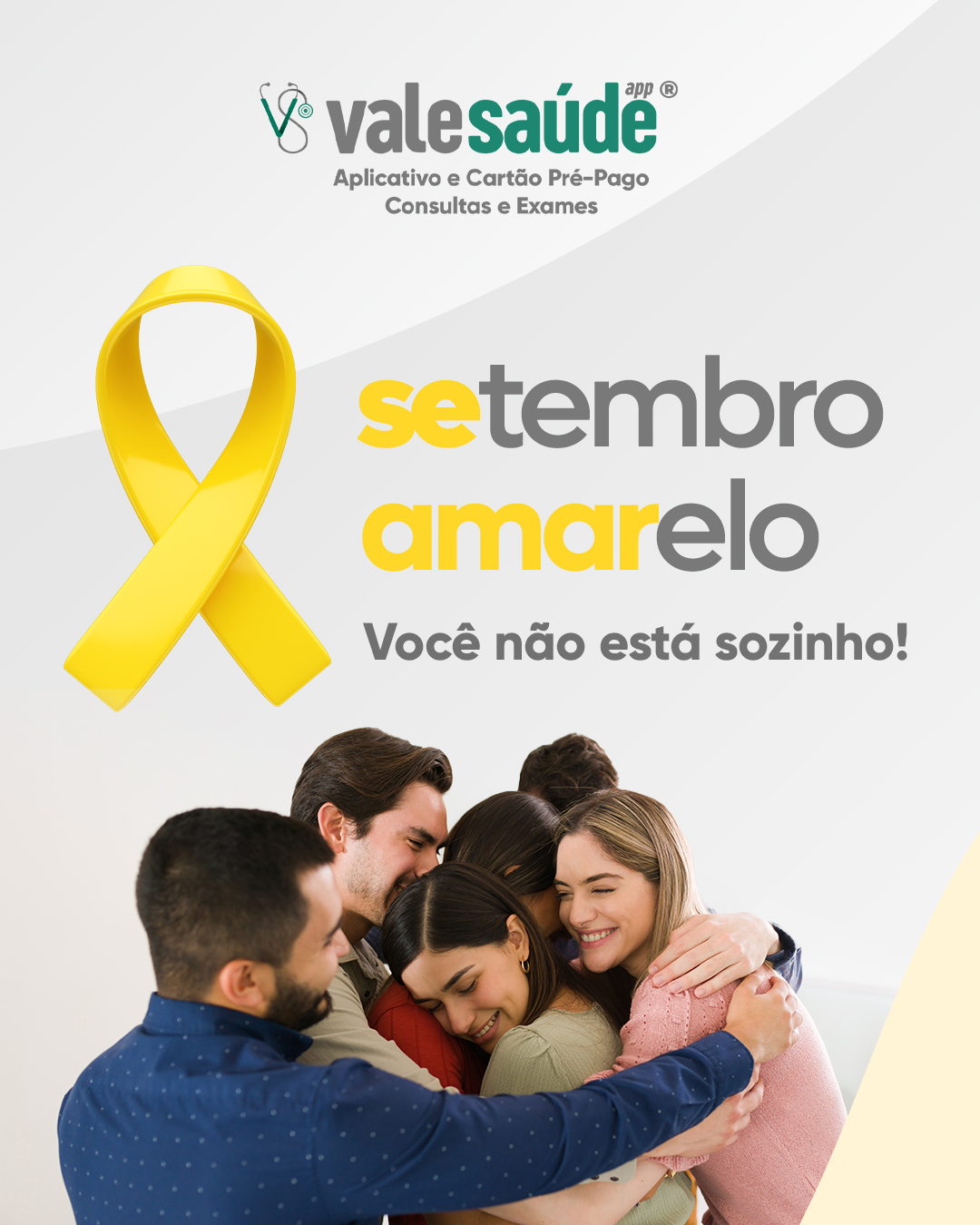 "Setembro Amarelo" é uma campanha brasileira de prevenção ao suicídio