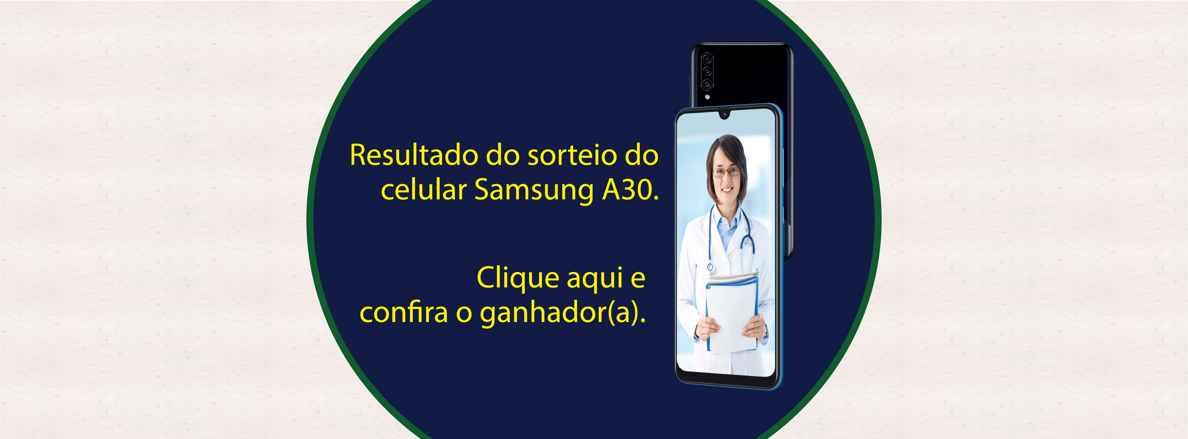 Sorteio do celular Samsung A30